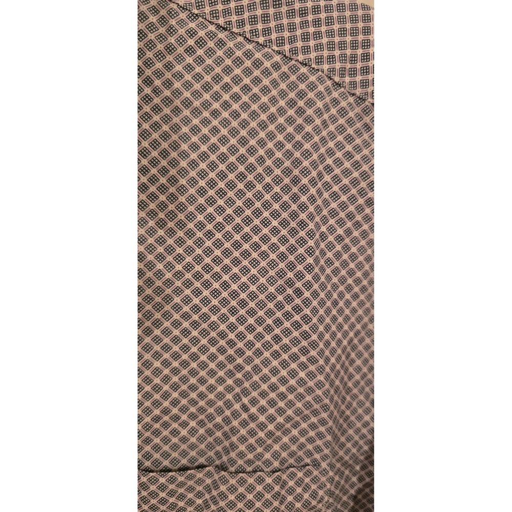 Johnston Murphy Shirt Men XL Blue Check Button Up Flip Cuff Extreme Comfort - Picture 3 of 5
